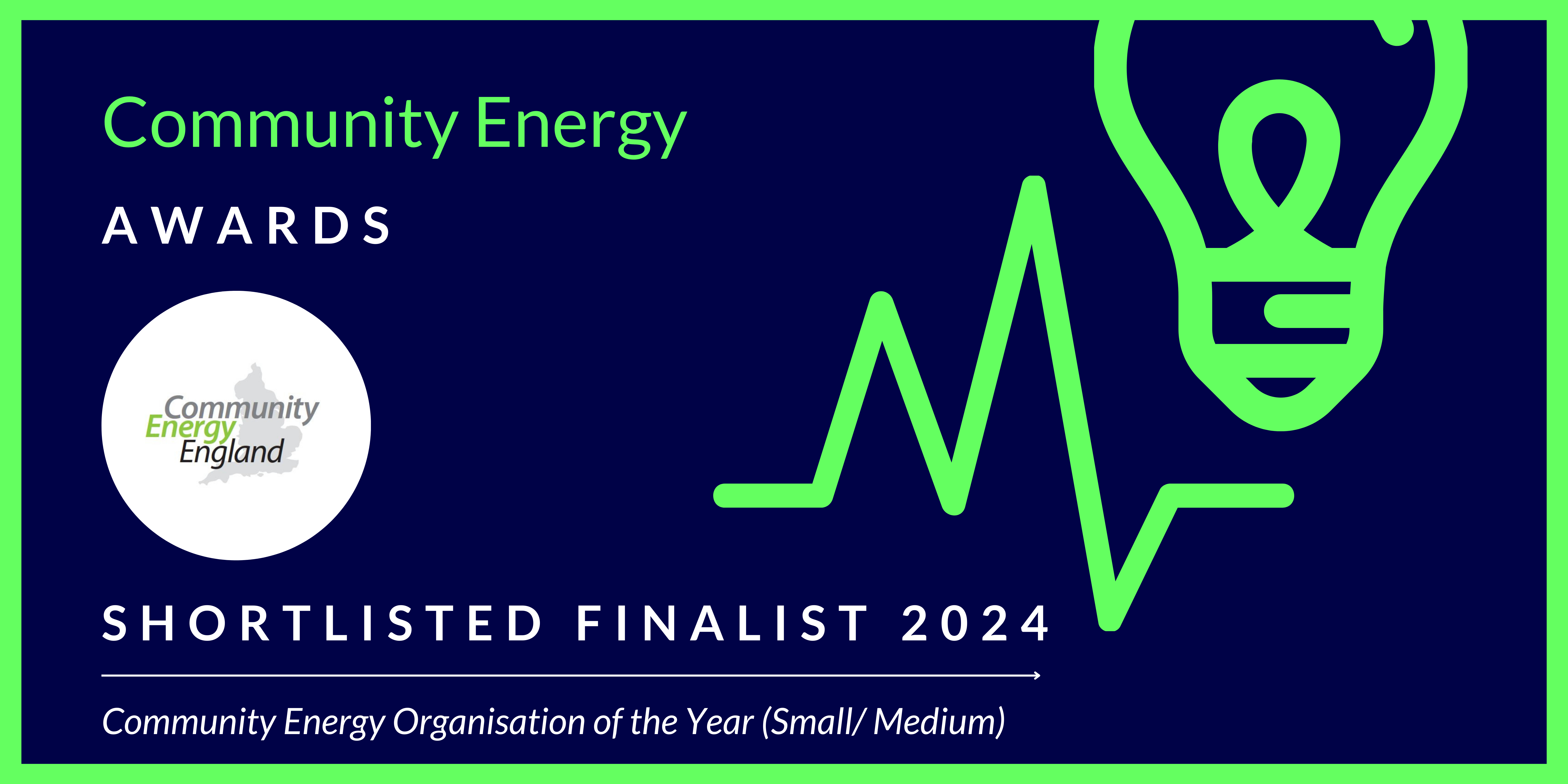 Shortlisted for Community Energy Award